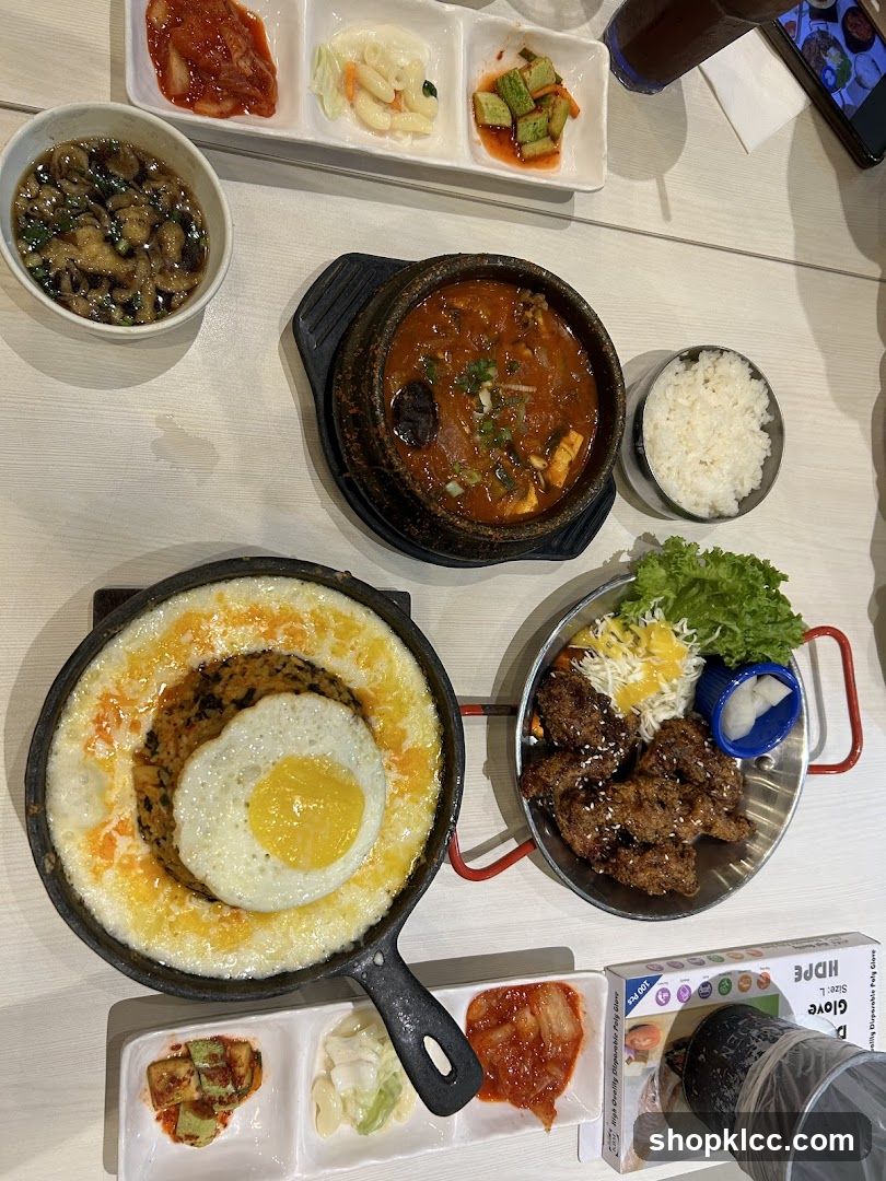 Korean Food Spread