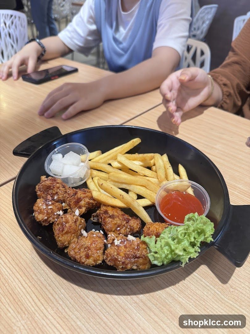 Fried Chicken and Fries
