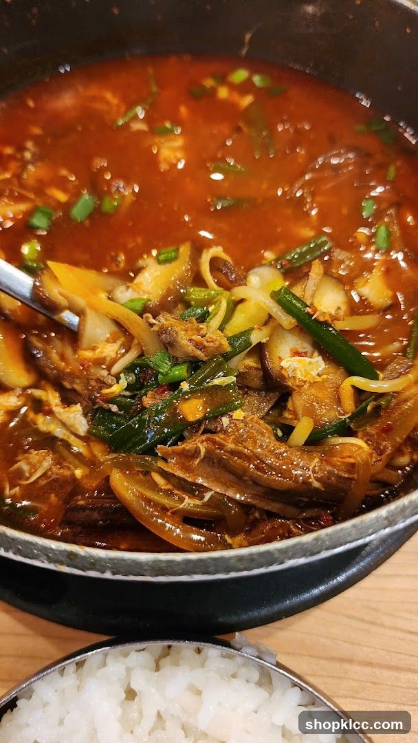 Spicy Korean Stew with Rice
