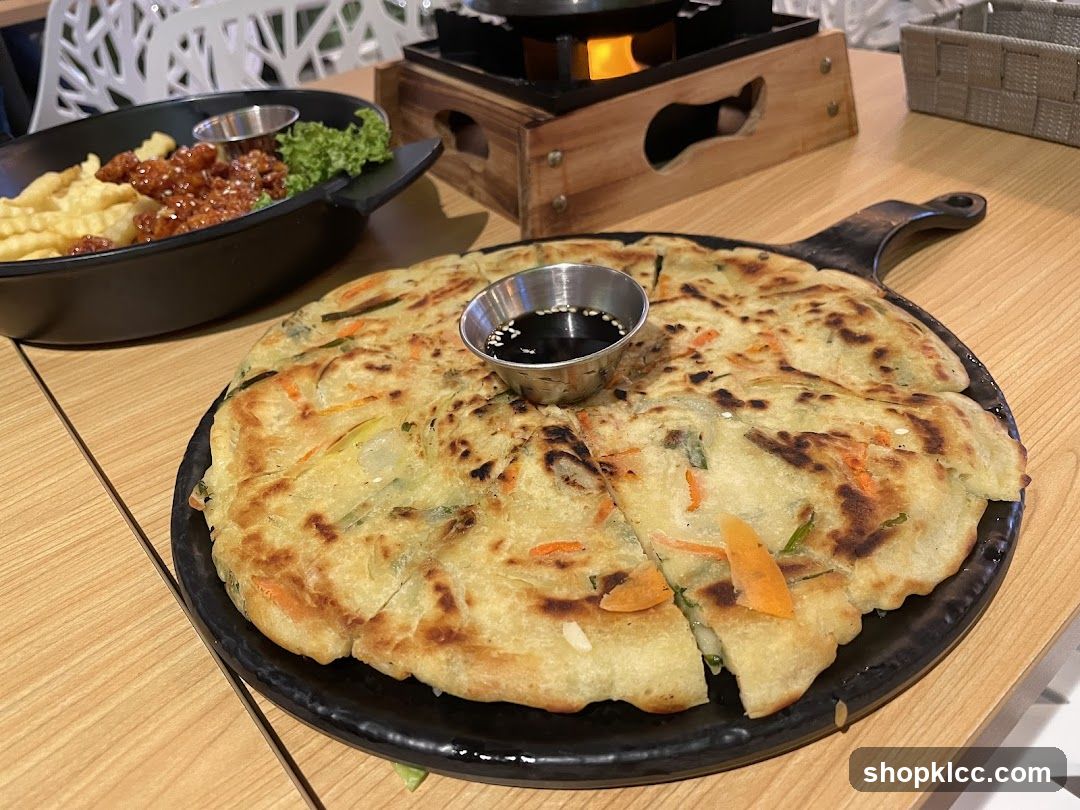 Korean Pancake and Fried Chicken