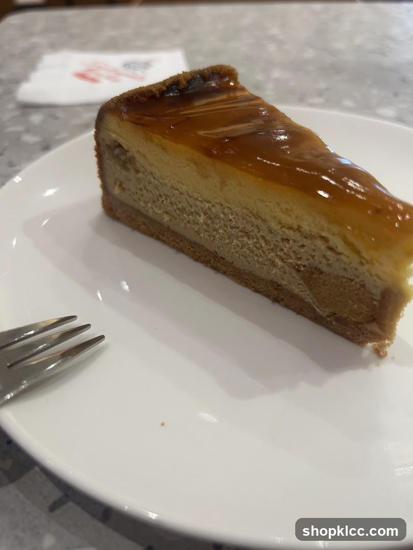 Caramel Cheesecake Slice
