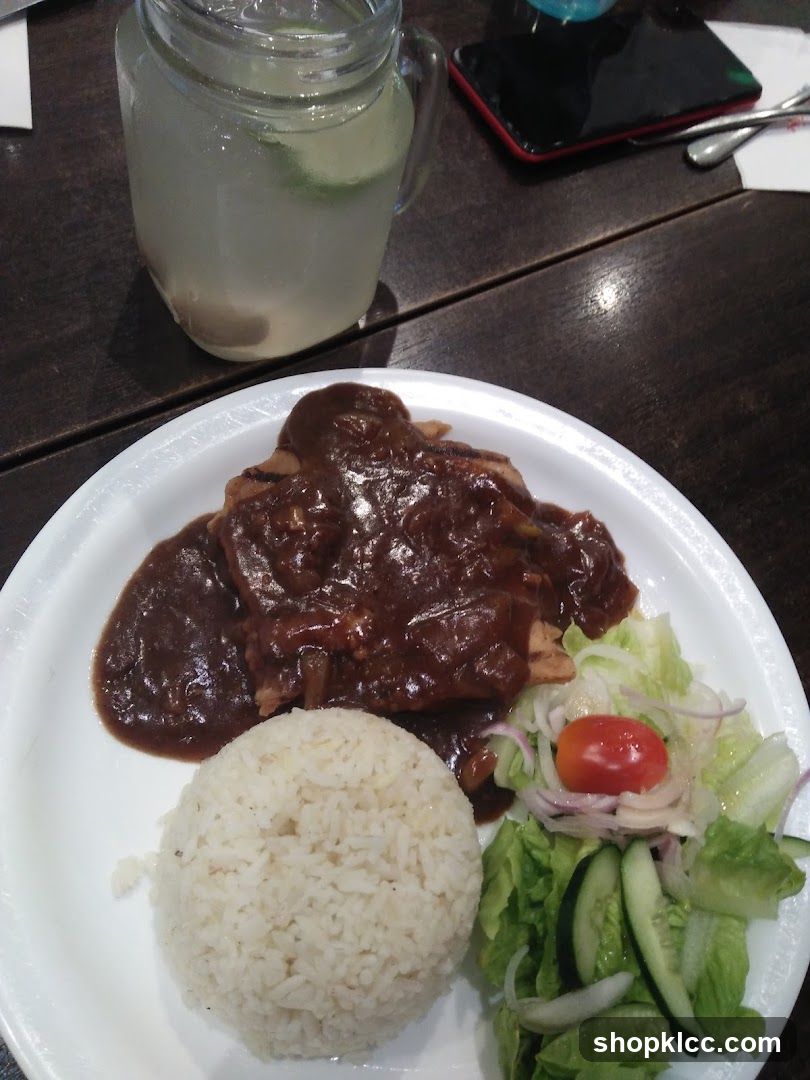 Chicken with Rice and Salad