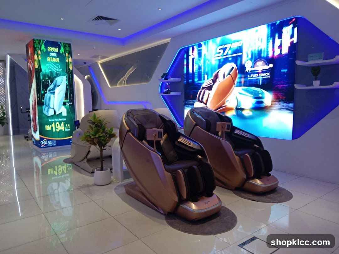 Massage Chairs Display