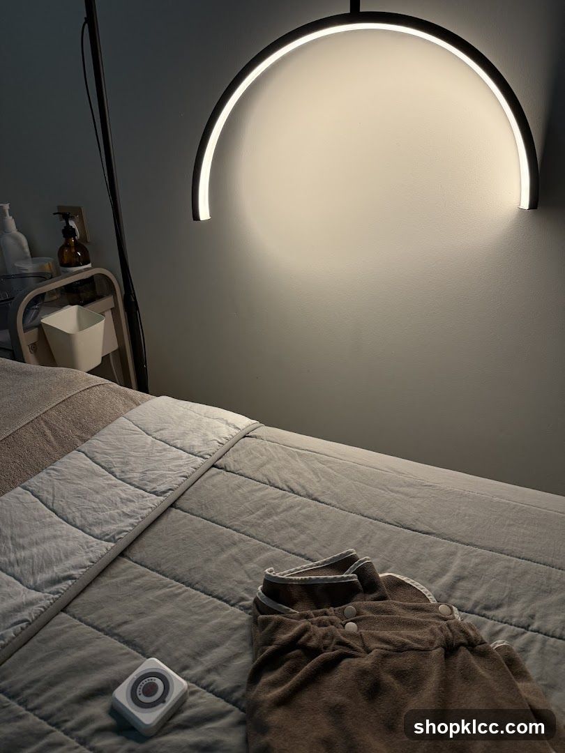 Massage Table Setup