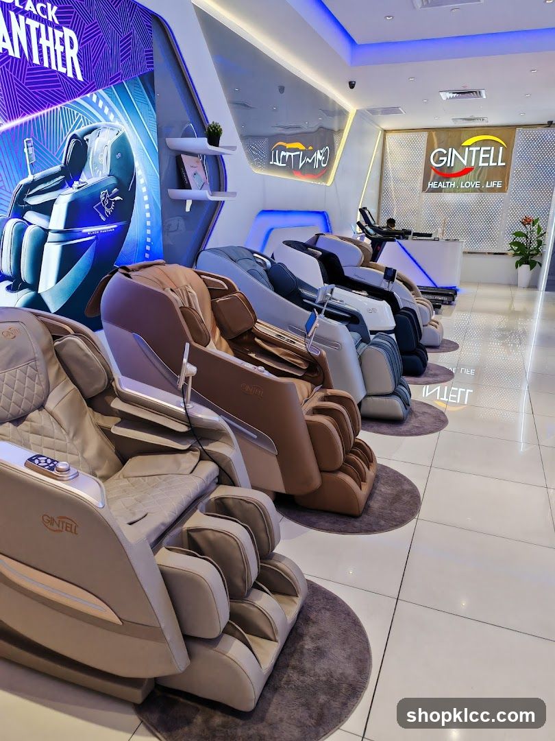 Massage Chairs Display