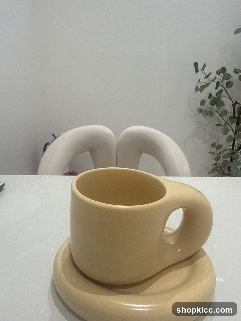 Yellow Mug and Saucer