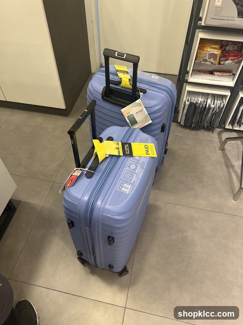 Light Blue Luggage