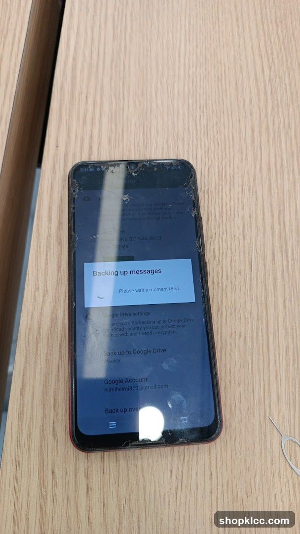 Phone Backing Up Messages