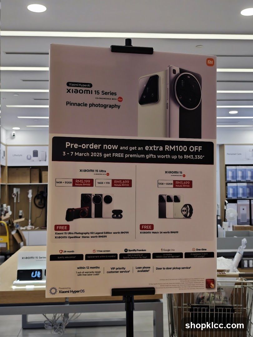 Xiaomi 15 Series Pre-order Promotion