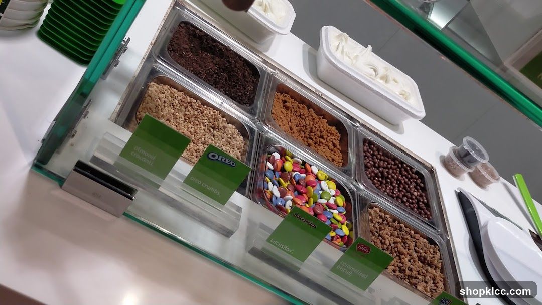Dessert Toppings Display