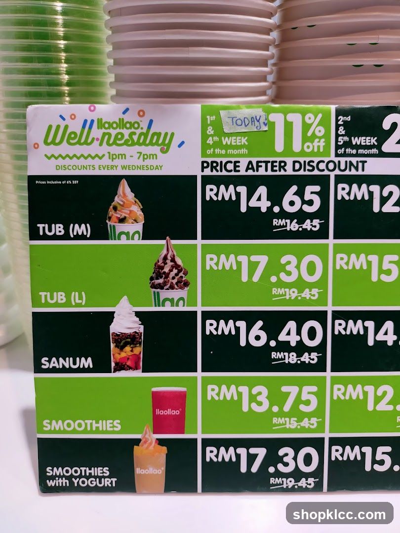 llaollao Well-nesday Discounts