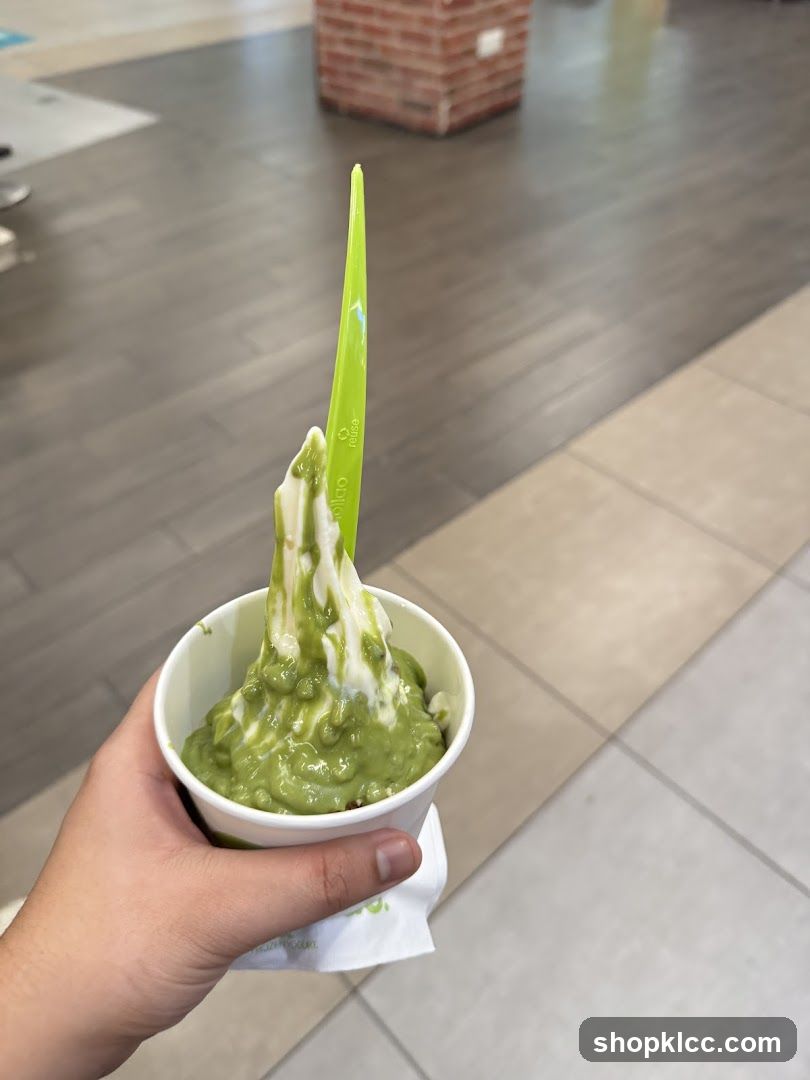 Matcha Swirl Soft Serve