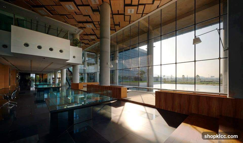 Modern Interior with Large Windows