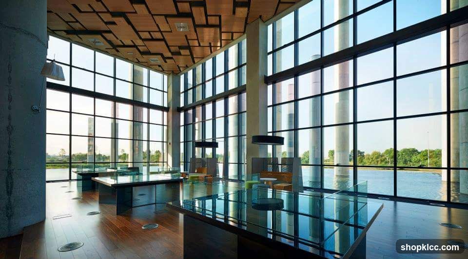 Modern Interior with Large Windows