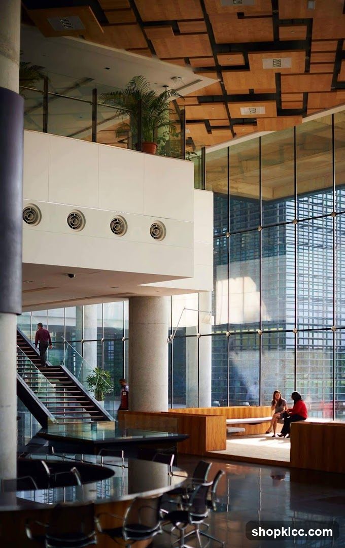 Modern Office Interior with Seating Area