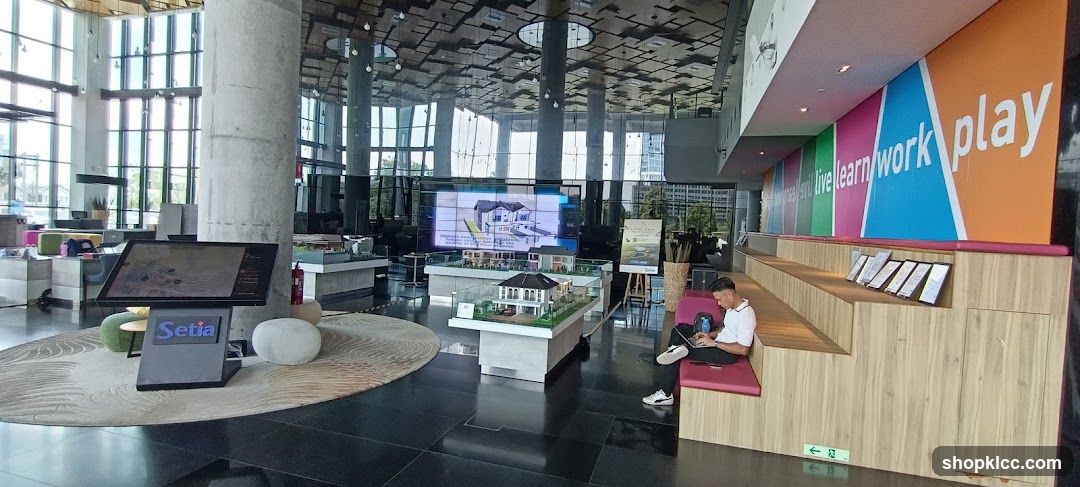 Modern Interior with Property Models