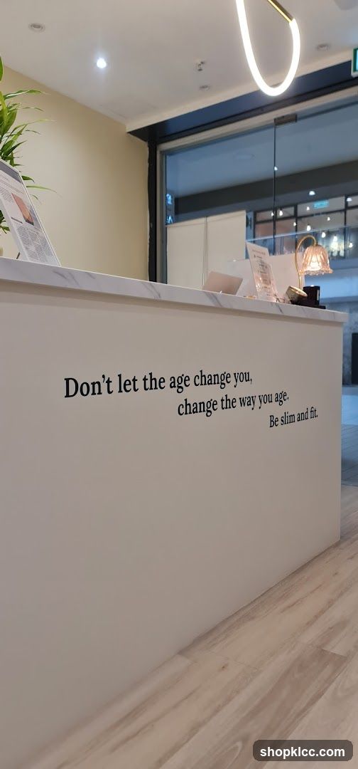 Motivational Quote on Counter
