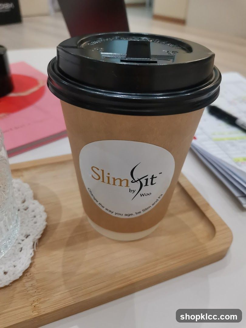 Coffee cup with logo