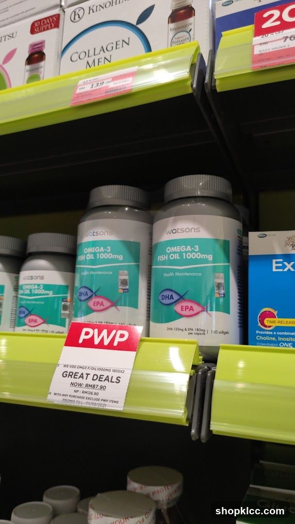 Watsons Omega-3 Fish Oil Promotion