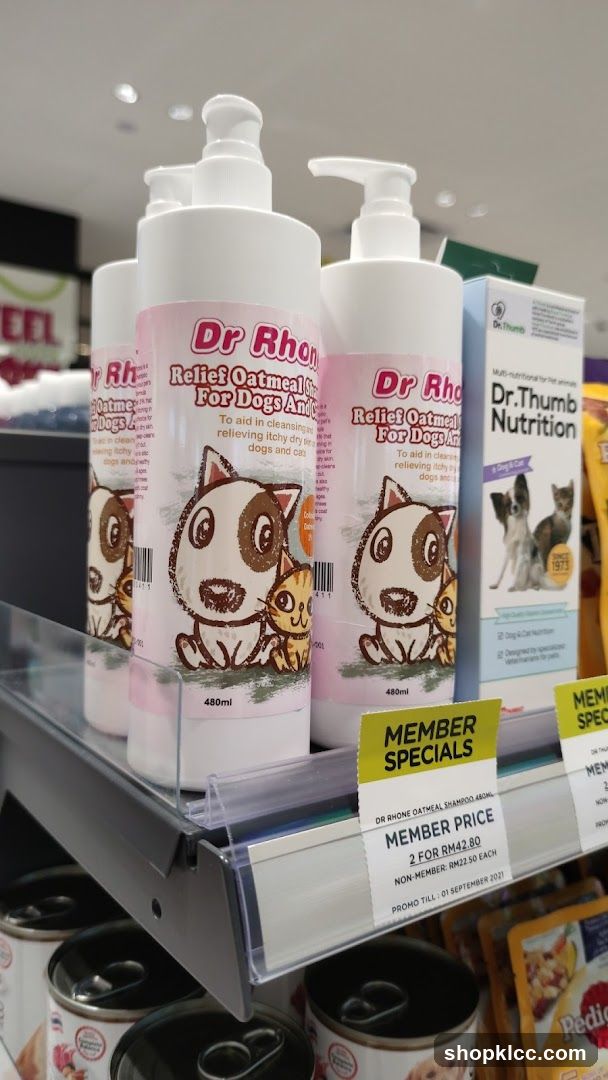 Pet Shampoo Display