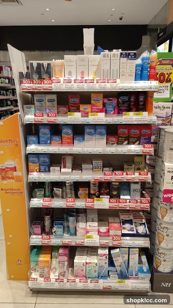 Condom and Health Product Display