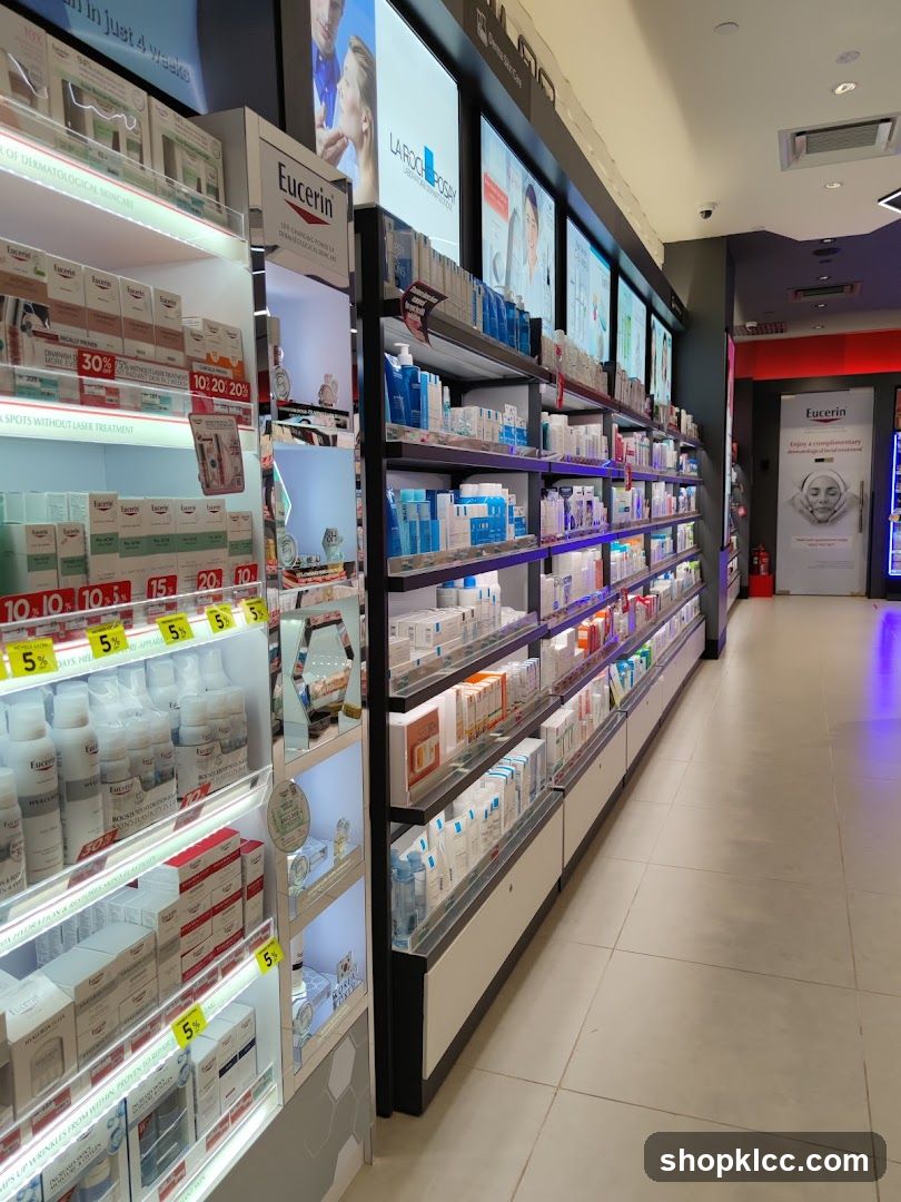 Skincare Products Display