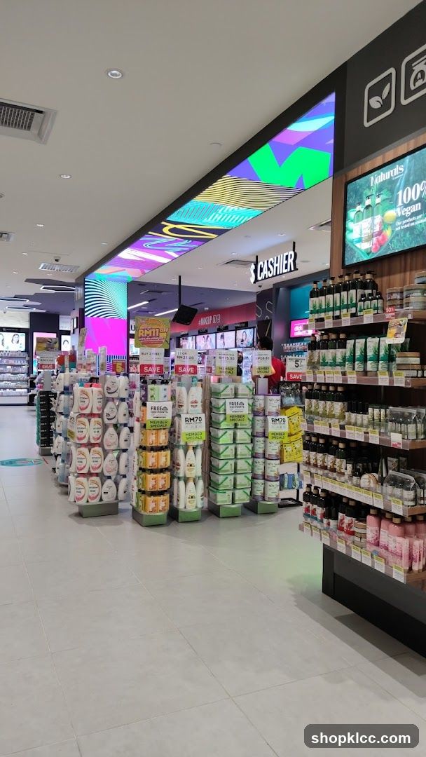 Cosmetics and Personal Care Store Interior