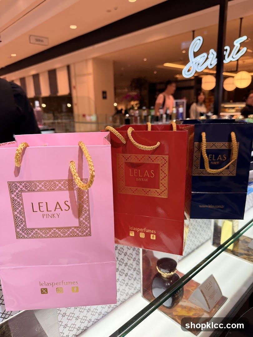 Lelas Perfume Shopping Bags