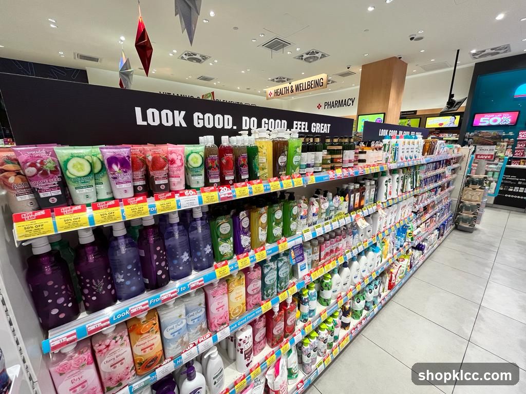 Health and Beauty Products Aisle