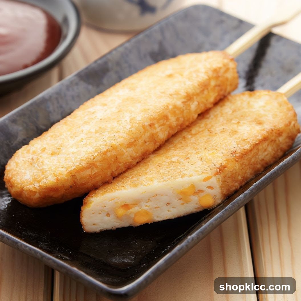 Fried Fish Cakes on Skewers