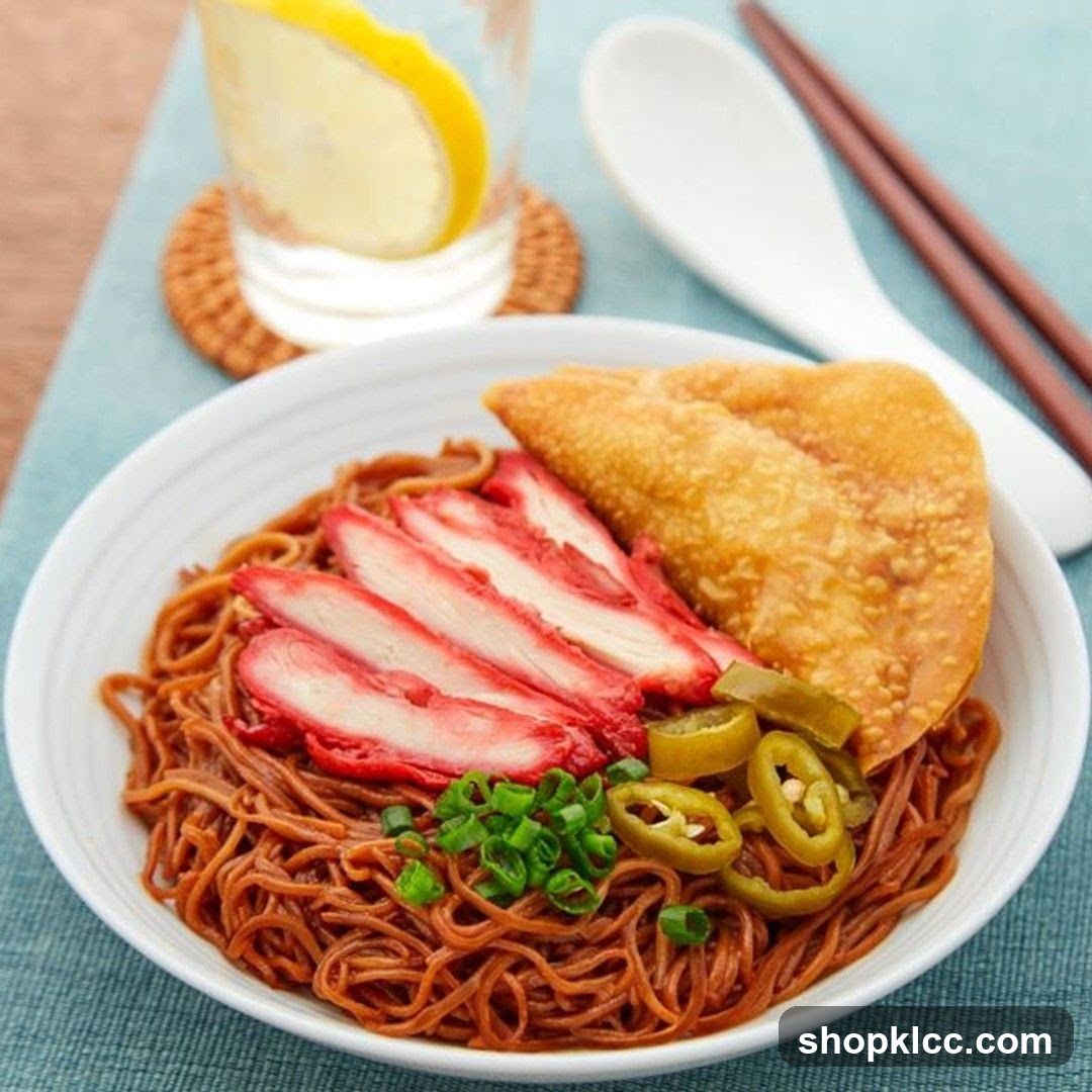 Noodles with Char Siu and Wonton