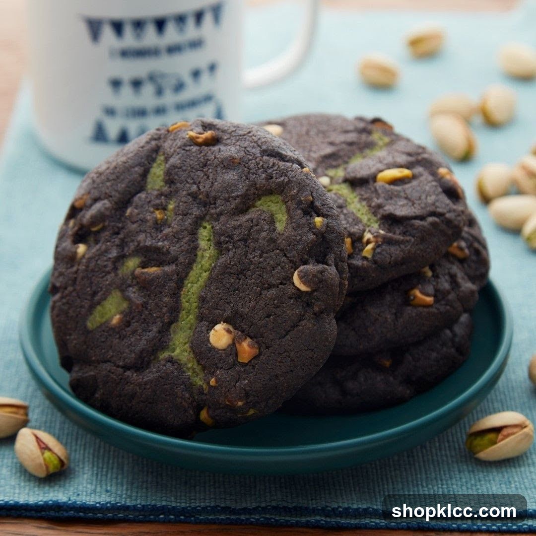 Chocolate Pistachio Cookies
