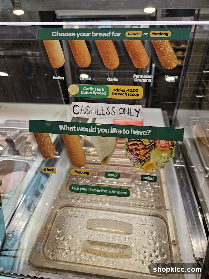 Subway Bread Options