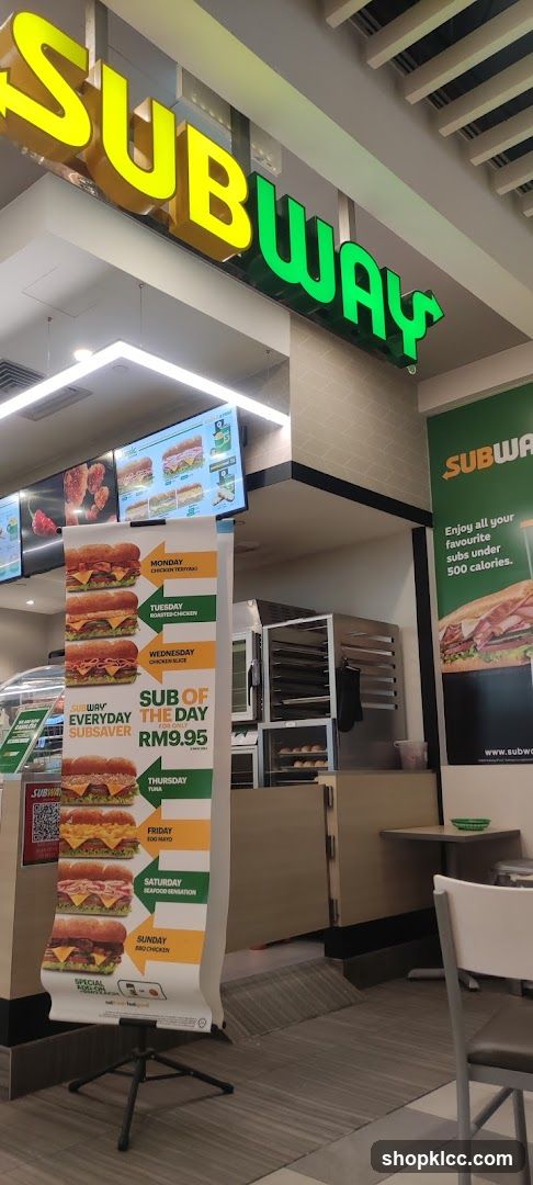 Subway Restaurant Interior