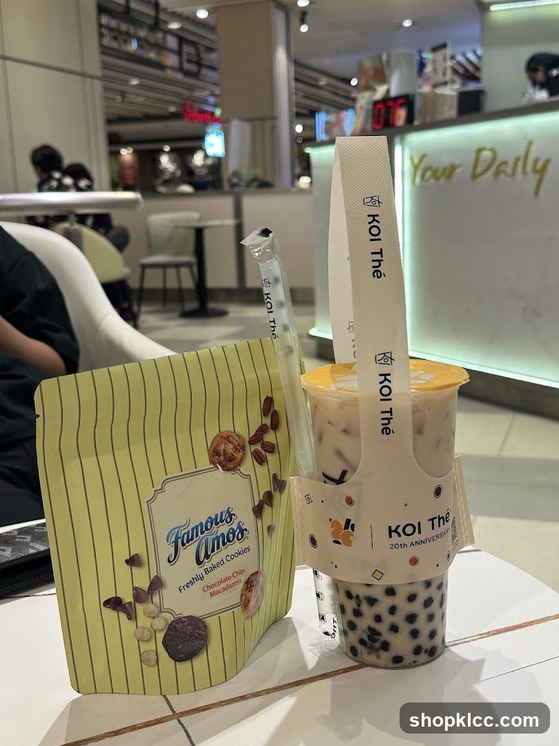 Bubble Tea and Cookies