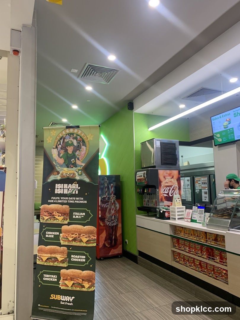 Subway Sandwich Shop Display