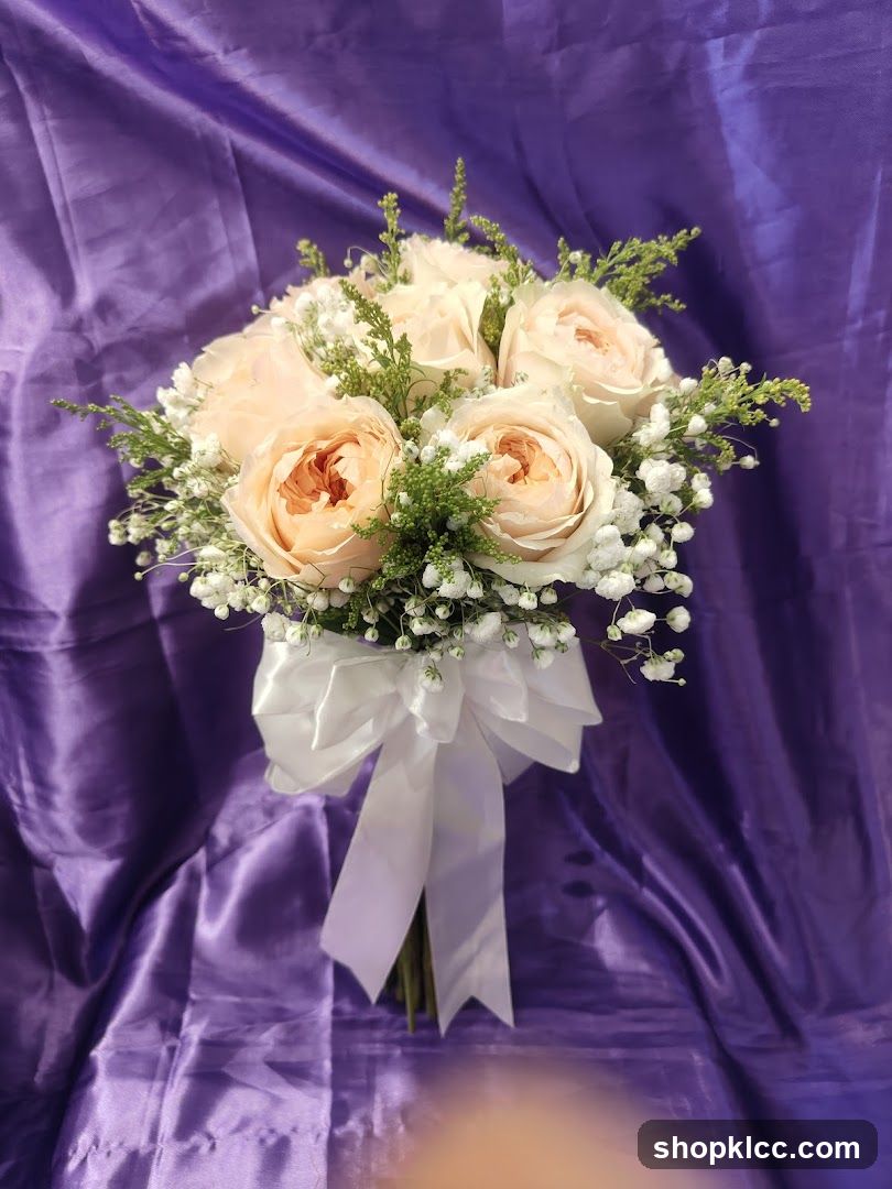 Peach Rose Bouquet