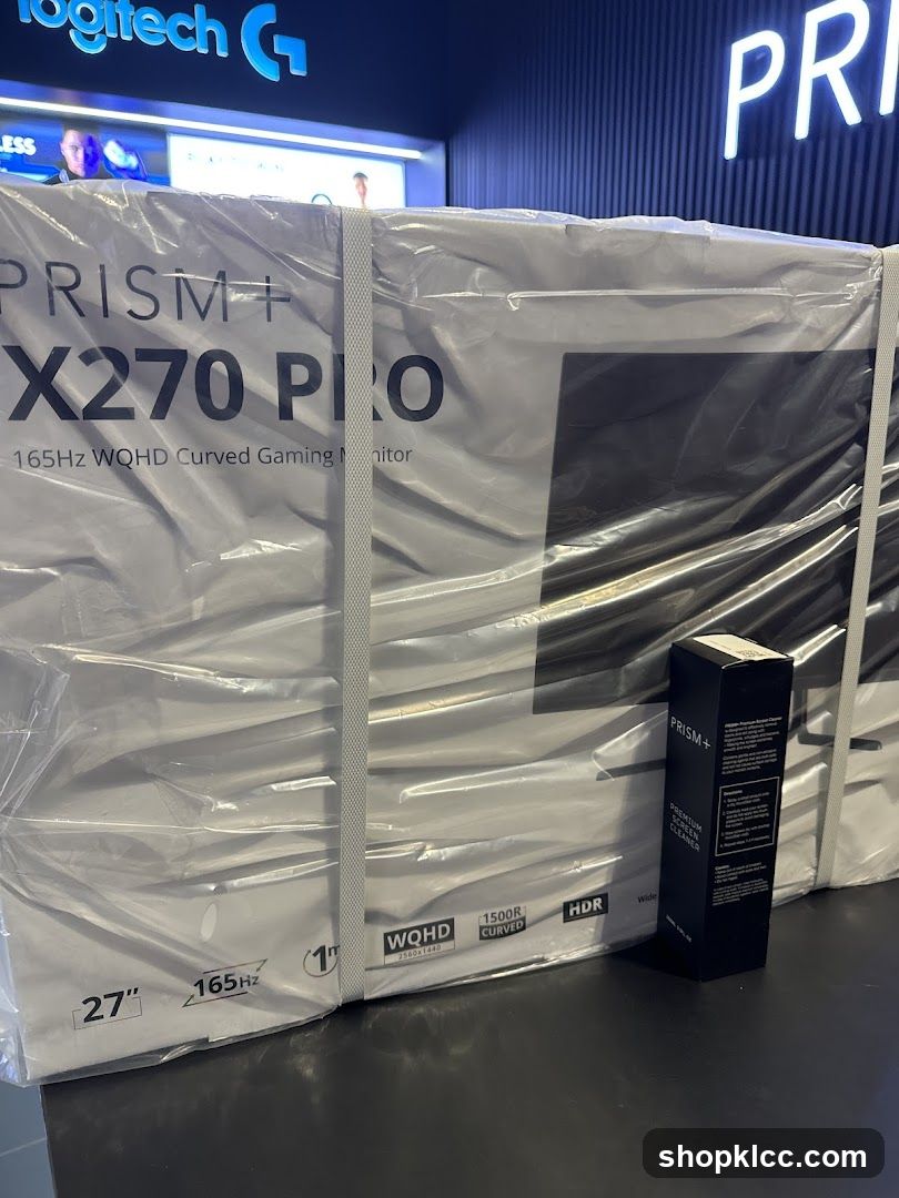 PRISM+ X270 PRO Gaming Monitor Box