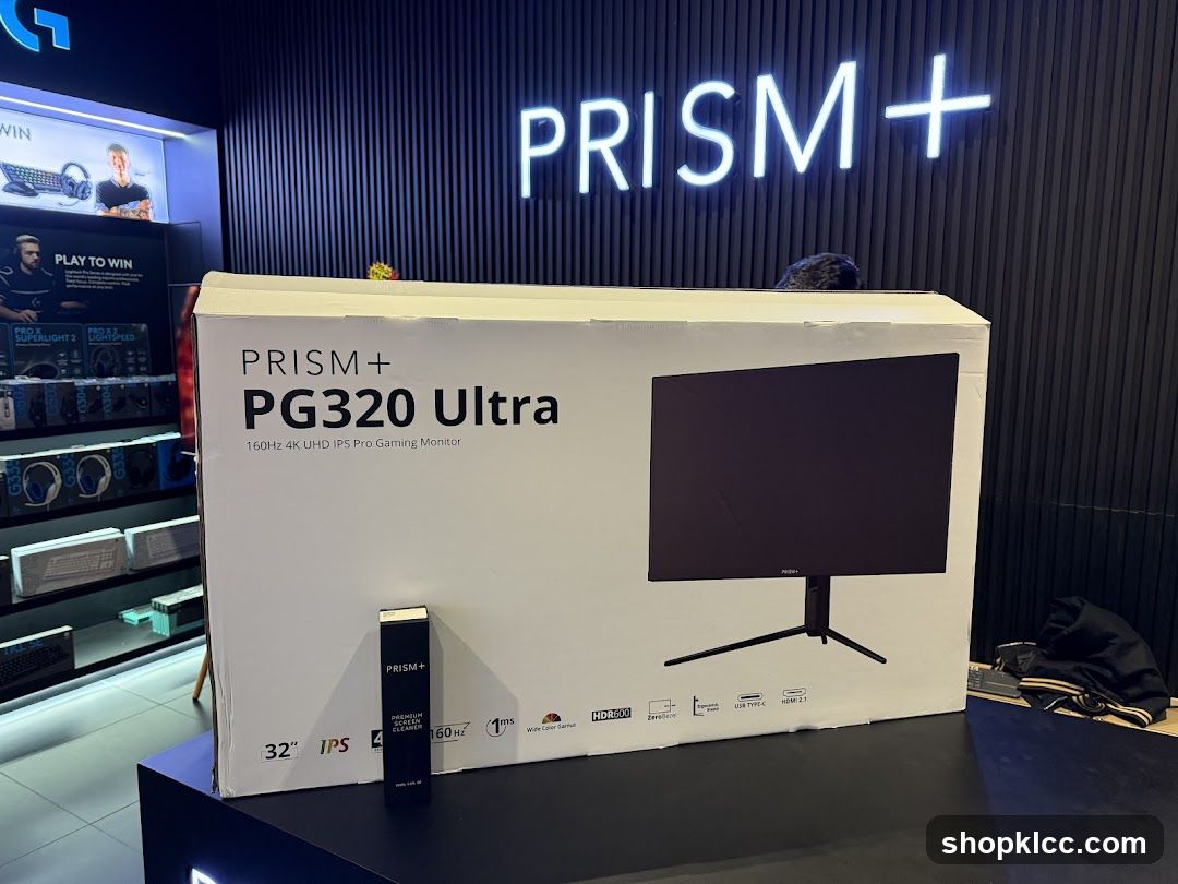 PRISM+ PG320 Ultra Gaming Monitor Box