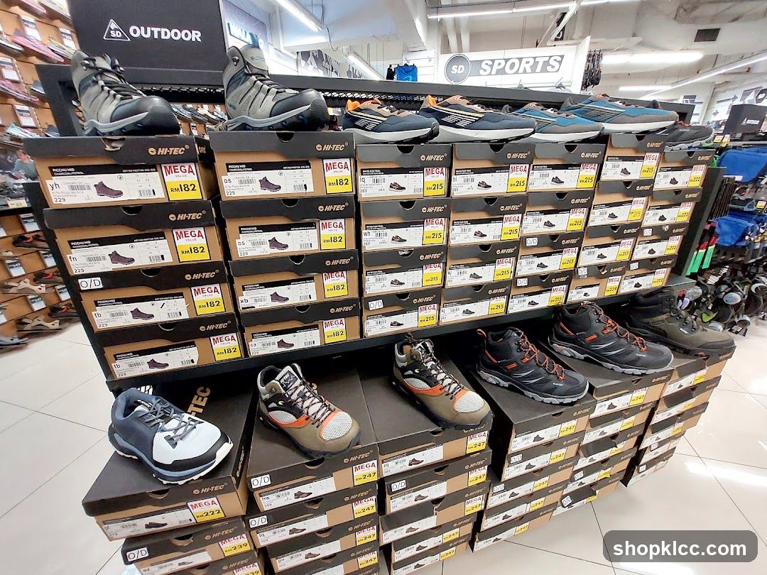 Outdoor Footwear Display