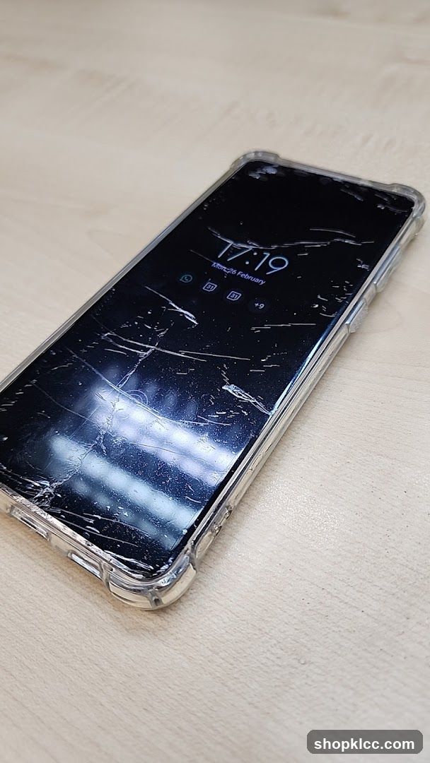 Cracked Smartphone Screen