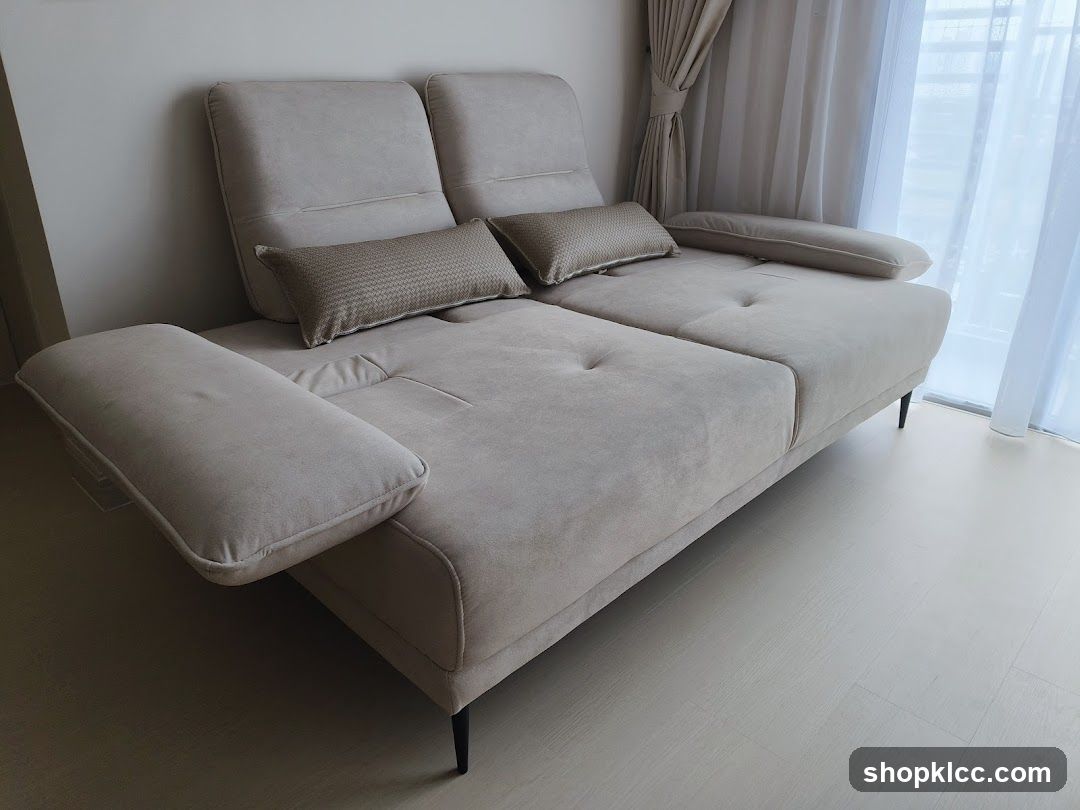 Modern Sofa with Pillows