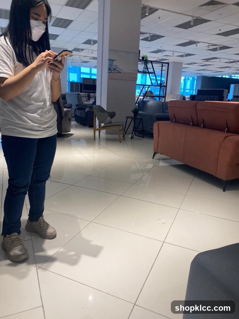 Woman in Furniture Store