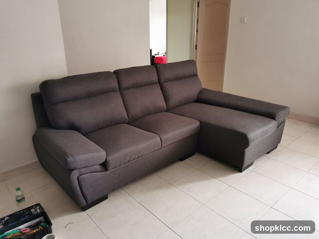 Dark Gray Sectional Sofa