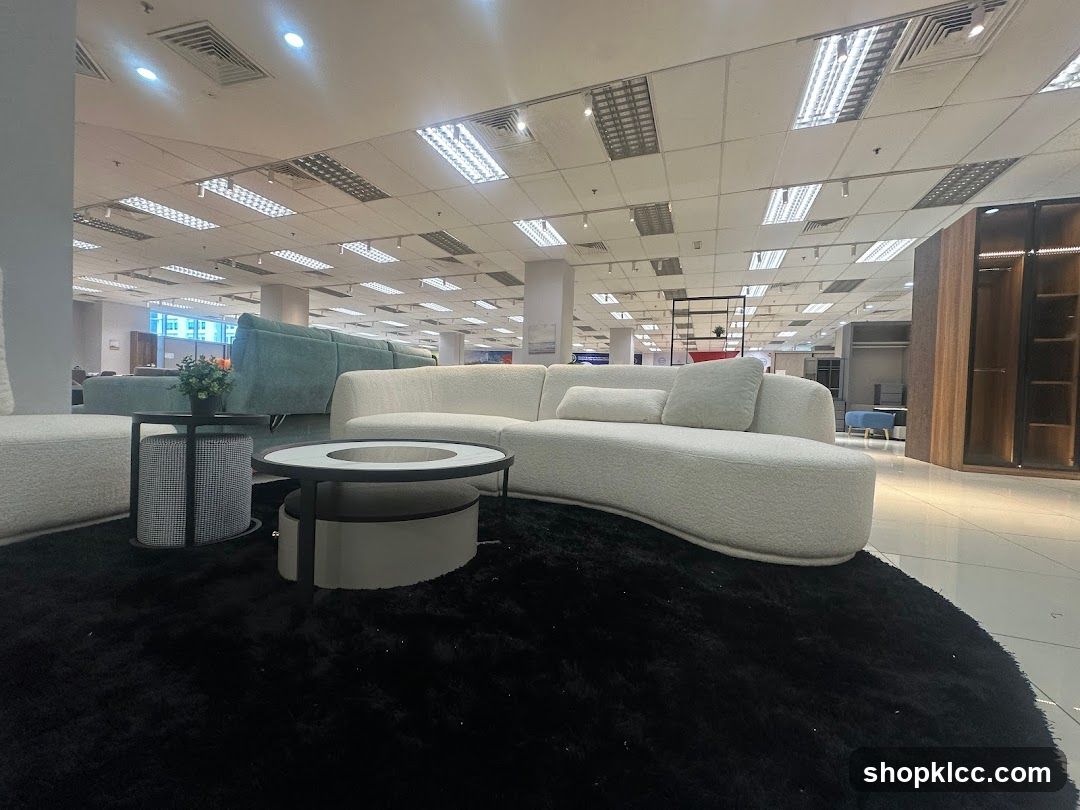 Modern Living Room Display