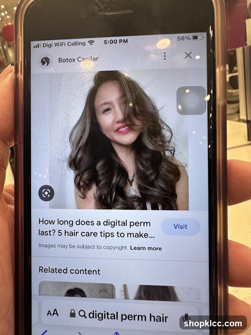 Digital Perm Hair