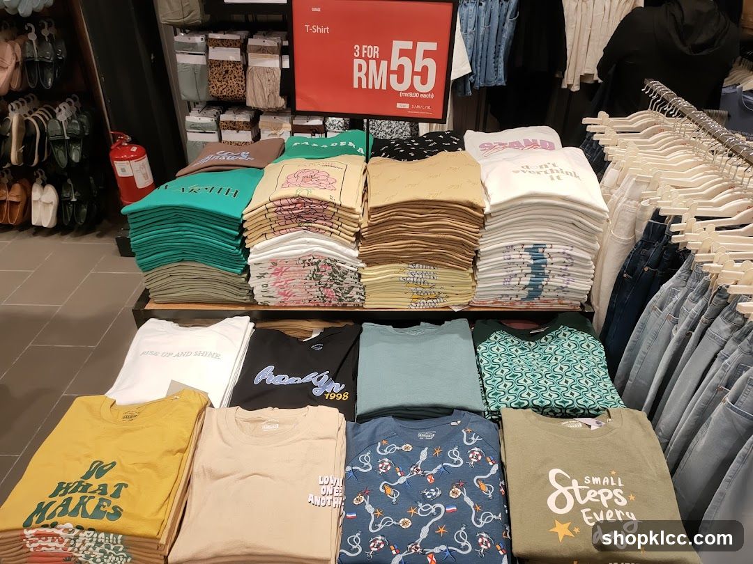 T-Shirts on Display