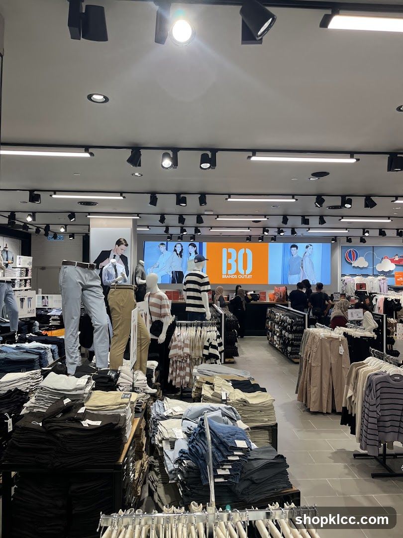 Clothing store interior