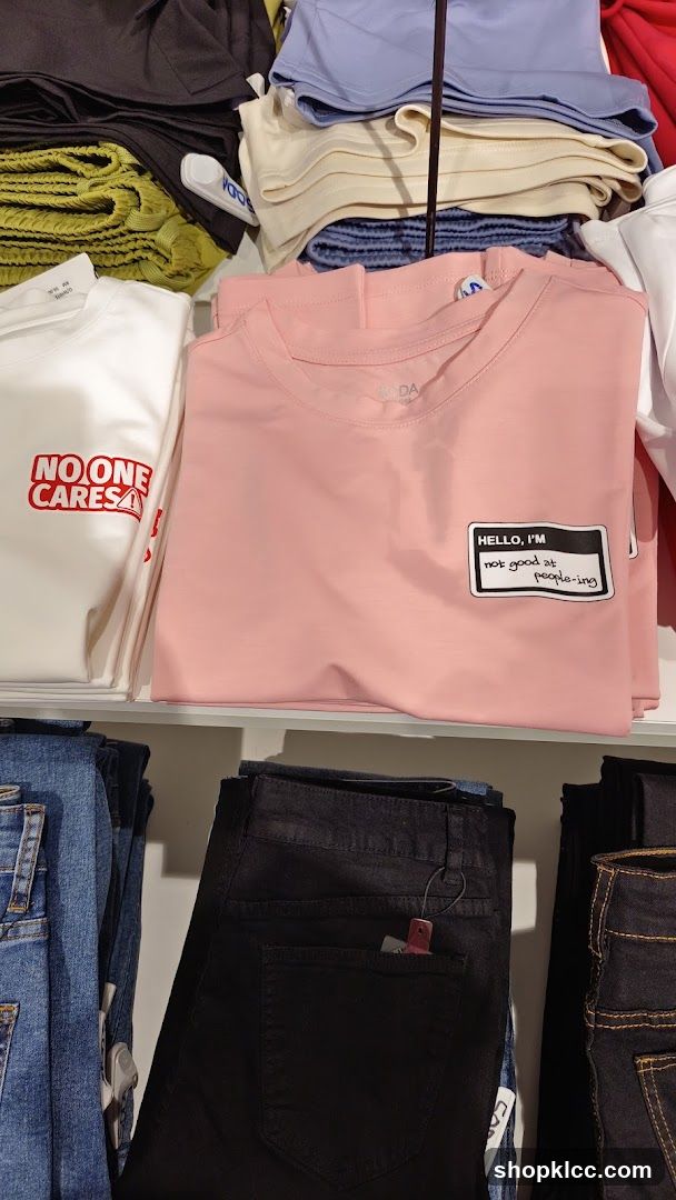 T-shirts and Jeans Display