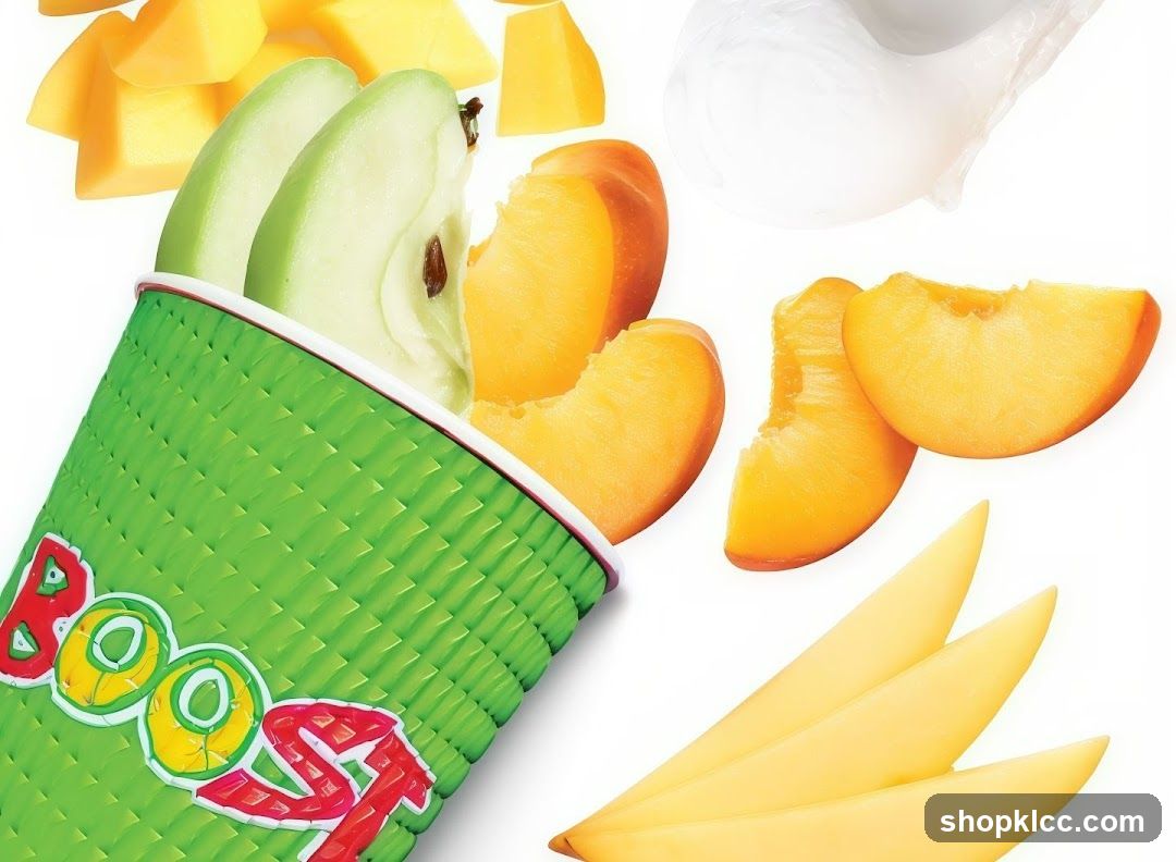 Boost Juice Cup with Fruit